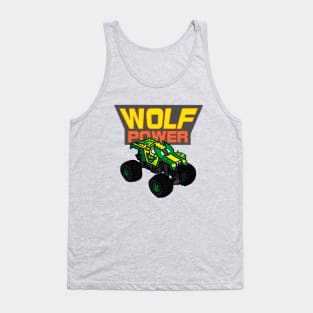 Australian Wolf Power Monster Truck Tank Top